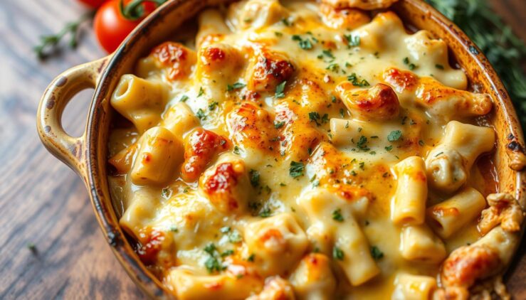 Cheesy Chicken Pasta